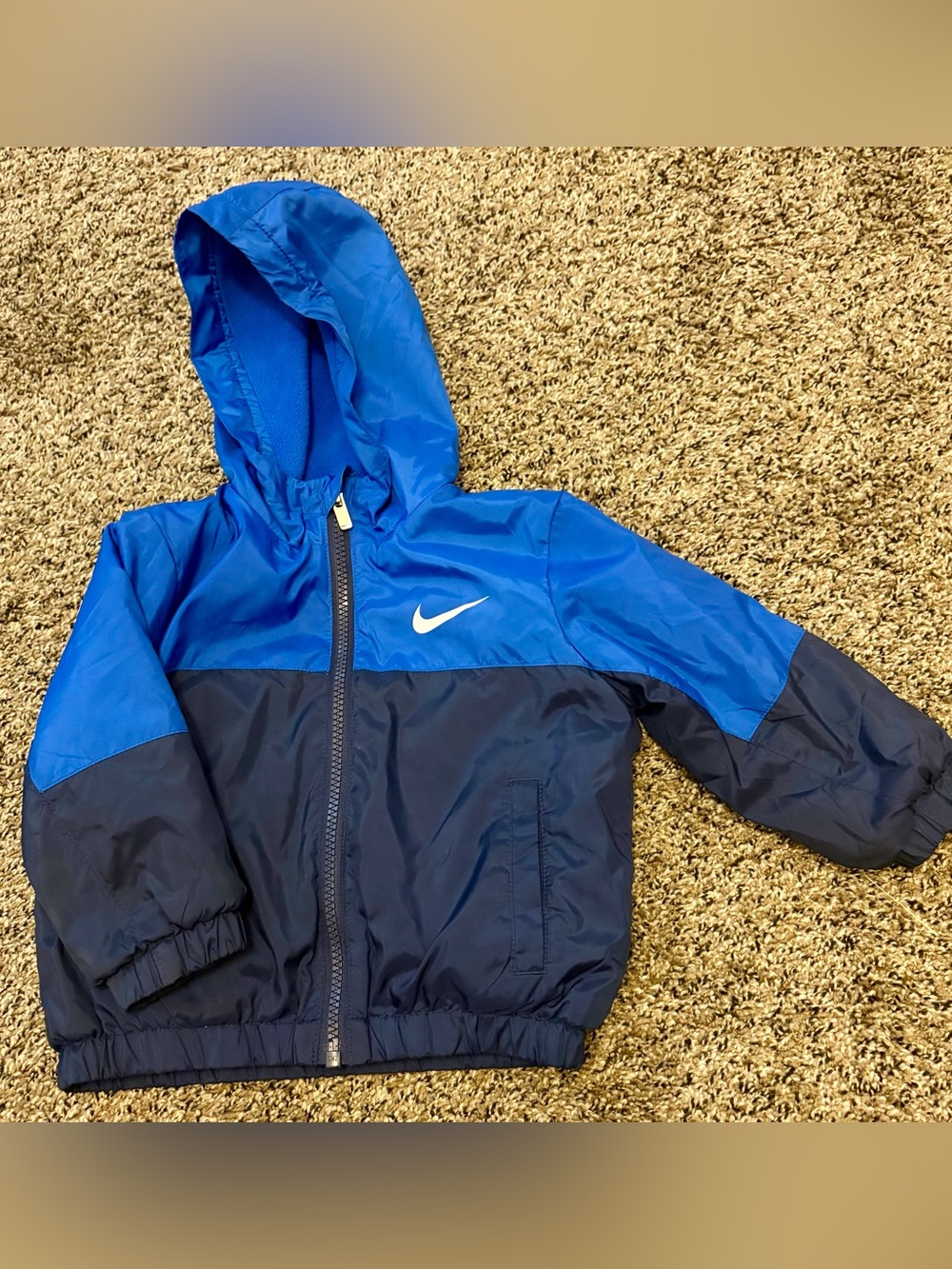Nike Fleece Lined Windbreaker 12-18mos